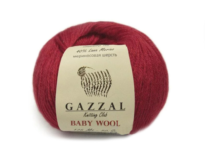 Gazzal Baby Wool, Червоний №811, фото 1