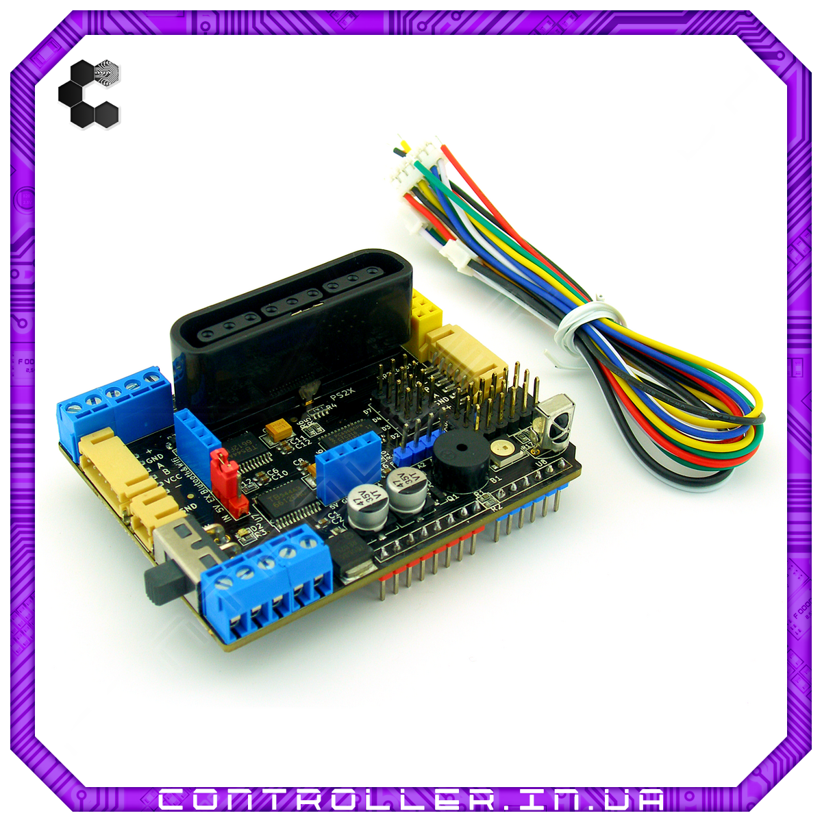 Драйвер Шагового Двигателя TB6612FNG V3.0 PSX2 NRF24L01 + ИК IIC.