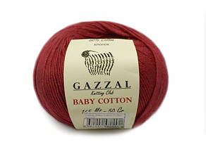 Gazzal Cotton Baby, Рубін №3439