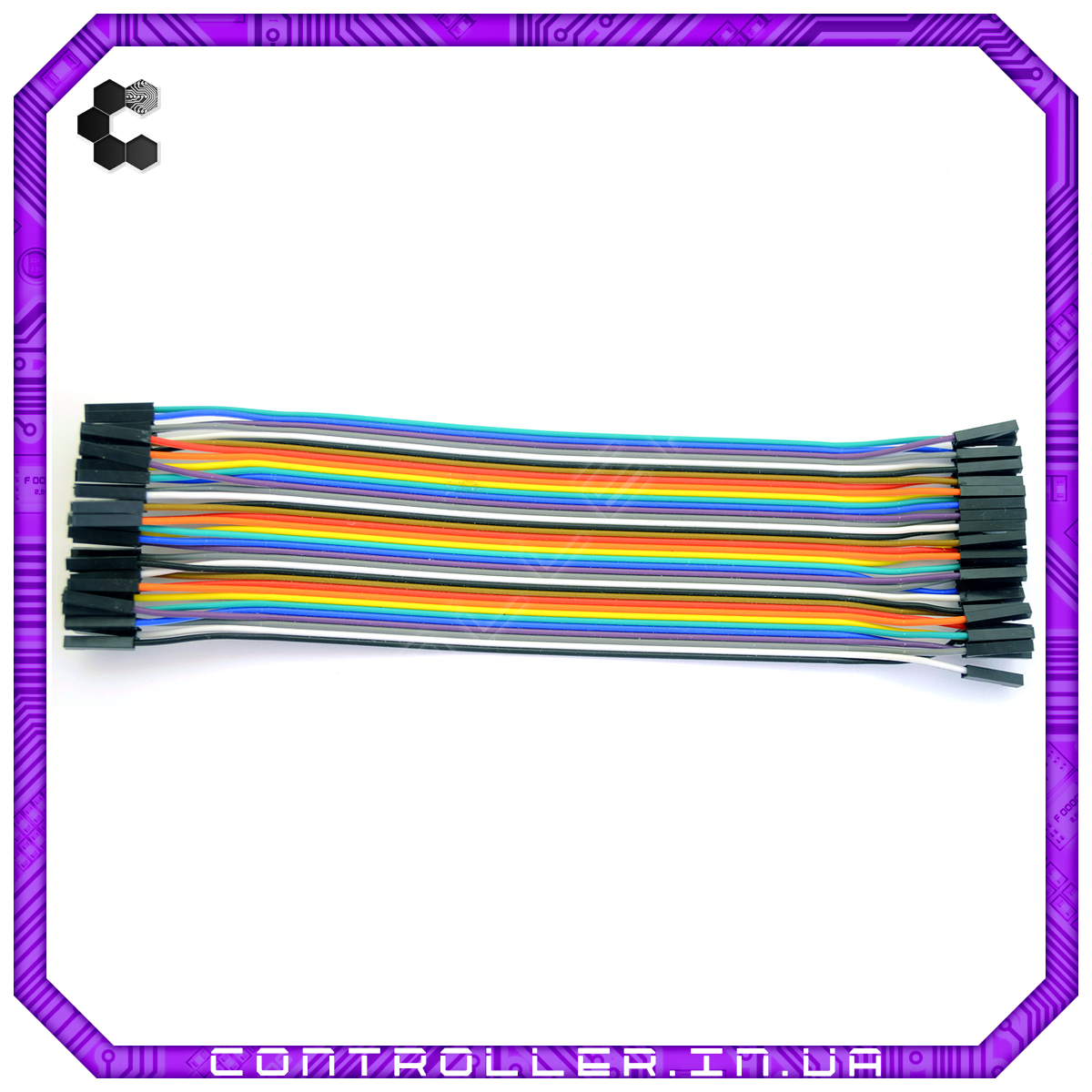 Дюпон провід перемичка (мама-мама) 20см 40 штук, фото 1