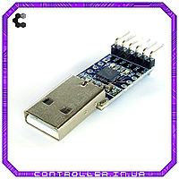 Конвертер CP2102 USB-UART USB-TTL черный