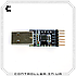Конвертер CP2102 USB-UART USB-TTL чорний, фото 2