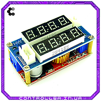 Конвертер знижувальний DC-DC XL4015 з дисплеями 5А