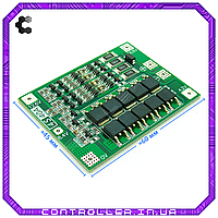 Контролер (плата захисту) Li-ion акумуляторів 18650 з балансуванням BMS 4s 40А v2.3