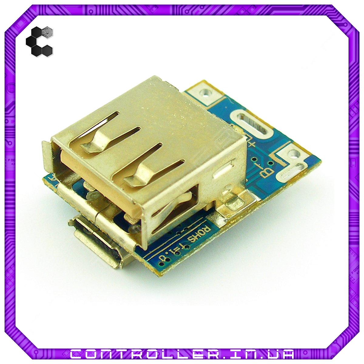 Контролер заряду Li-ion акумуляторів 134N3P із micro USB