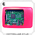 Корпус для Raspberry PI 512Mb B, Pi 2, Pi 3 Біло-червоний, фото 5