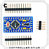 Мікроконтролер Arduino Pro Mini ATMega328 3.3V, фото 2