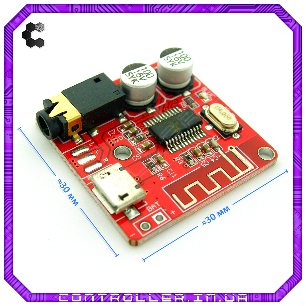 Модуль Bluetooth 4.1 стерео аудіо YTX-DZ-MINI, фото 1