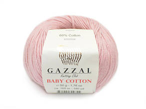 Gazzal Cotton Baby, Пудра №3444