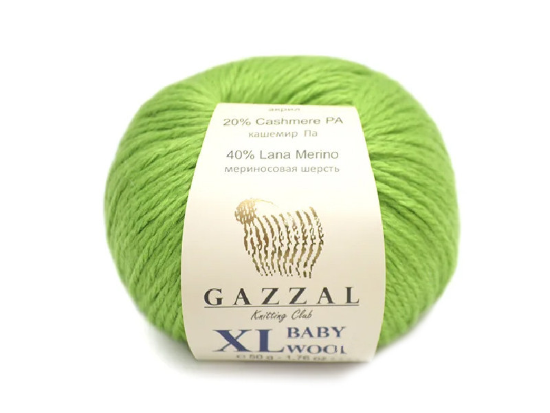 Gazzal Baby Wool XL, Салат №821