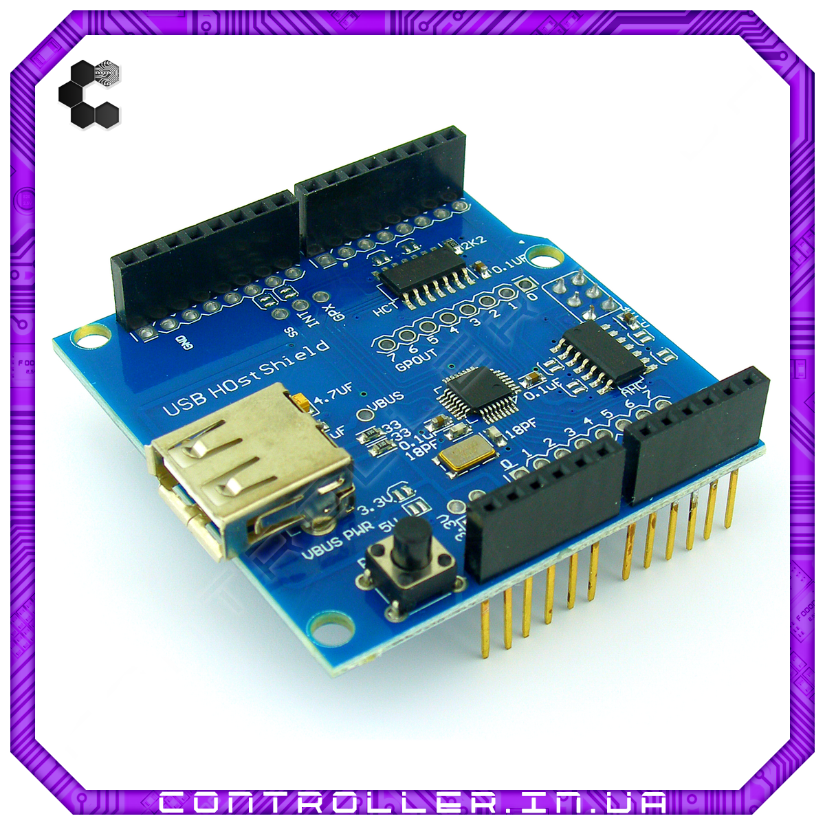 Плата розширення USB Rev2.0 RoHS