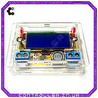 Перетворювач знижуючий з вольтметром та амперметром в акриловому корпусі