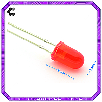 Світлодіод червоний 5мм