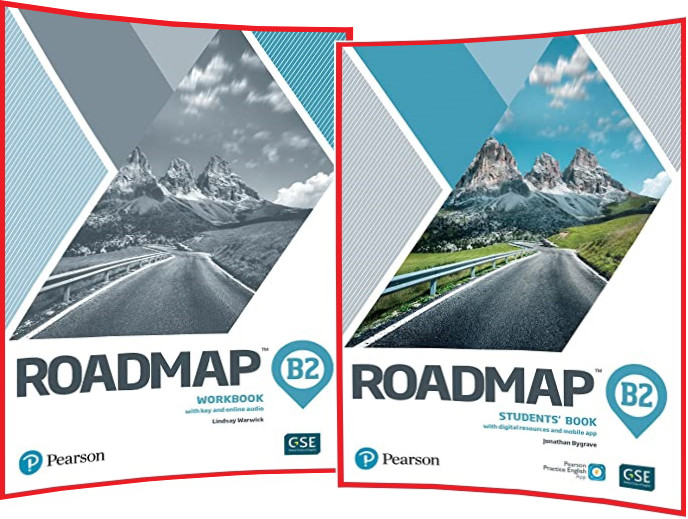 Roadmap В2. Student's+Workbook. Комплект книг з англійської мови. Підручник+Зошит. Pearson