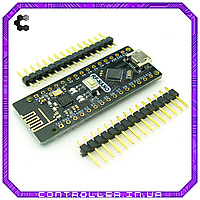 Микроконтроллер Arduino Nano 3.0 ATMega328 CH340 microUSB с NRF24l01+ 2,4G ножки не распаяны