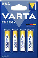 Батарейка Varta Energy Alkaline LR03 (AАА), лужна, 1 шт.