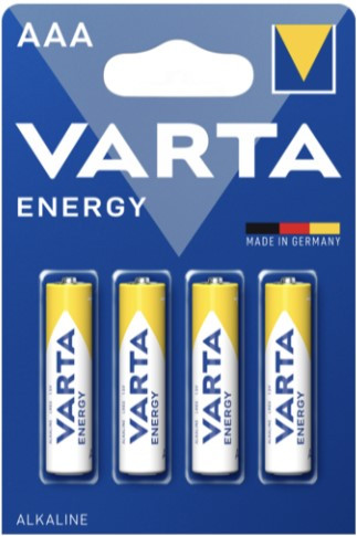Батарейка Varta Energy Alkaline LR03 (AАА), щелочная, 1шт - фото 1 - id-p1676094000