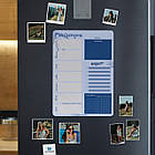 Магнітний планер на тиждень A3 BLUE, UA, фото 2