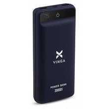 Батарея универсальная Vinga 20000 mAh QC3.0 Display soft touch purple (VPB2QLSP) - Вища Якість та Гарантія!