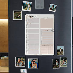 Магнітний планер на тиждень A3  NUDE, ENG