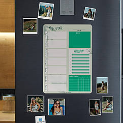 Магнітний планер на тиждень A3  GREEN, ENG