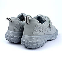 10525D Сірі дитячі кросівки на липучці тм Том.м, фото 5