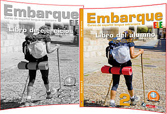 Embarque 2. Libro del alumno+Ejercicios. Комплект книг з іспанської мови. Підручник+Зошит. Edelsa