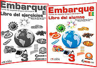 Embarque 3. Libro del alumno+Ejercicios. Комплект книг з іспанської мови. Підручник+Зошит. Edelsa