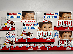 Цукерки Kinder Chocolate шоколадний батончик Кіндер шоколад