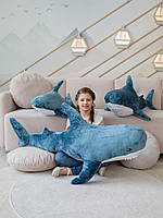 Синяя Акула из Ikea 60 см, оригинал, мягкая игрушка обнимашка акула синяя икеа Блохэй Shark doll