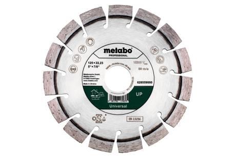 Алмазний відрізний круг Metabo 125X22.23 мм "UP" універсальний "PROFESSIONAL" (628559000)
