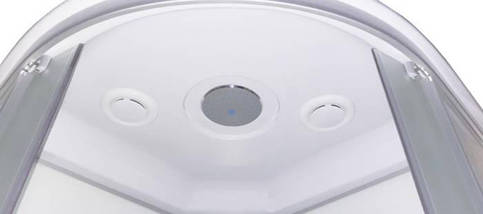 Душовий бокс KO&PO 470 №4(11) 90x90х215 см з глибоким піддоном розсувні двері скло матове з малюнком, фото 5