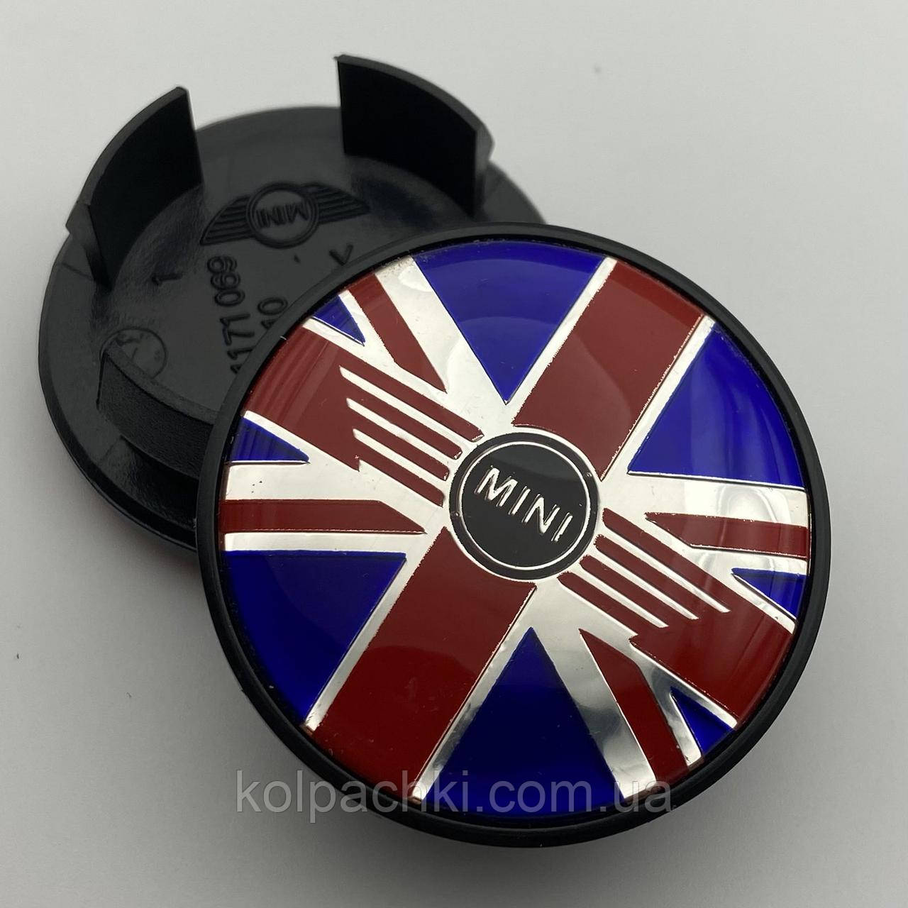 Ковпачок на литі диски Mini Cooper 3613-1171 069 55 мм британський прапор