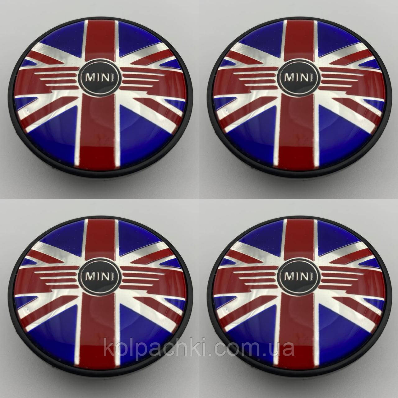 Ковпачки на литі диски Mini Cooper 3613-1171 069 55 мм британський прапор