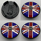 Ковпачки на литі диски Mini Cooper 3613-1171 069 55 мм британський прапор, фото 2