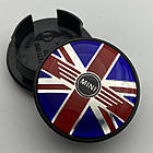 Ковпачки на литі диски Mini Cooper 3613-1171 069 55 мм британський прапор, фото 6