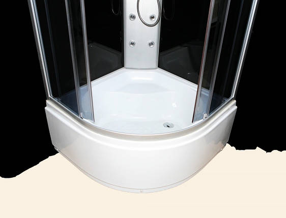 Душовий бокс KO&PO 470 GJ 100x100х215 см з глибоким піддоном тоноване скло розсувні двері, фото 4