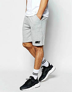 Шорти Nike ( Найк ) сірі велике лого "" В стилі Nike ""