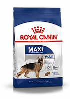 Сухой корм Royal Canin Maxi Adult для взрослых собак больших размеров 15 кг от 15 месяцев.