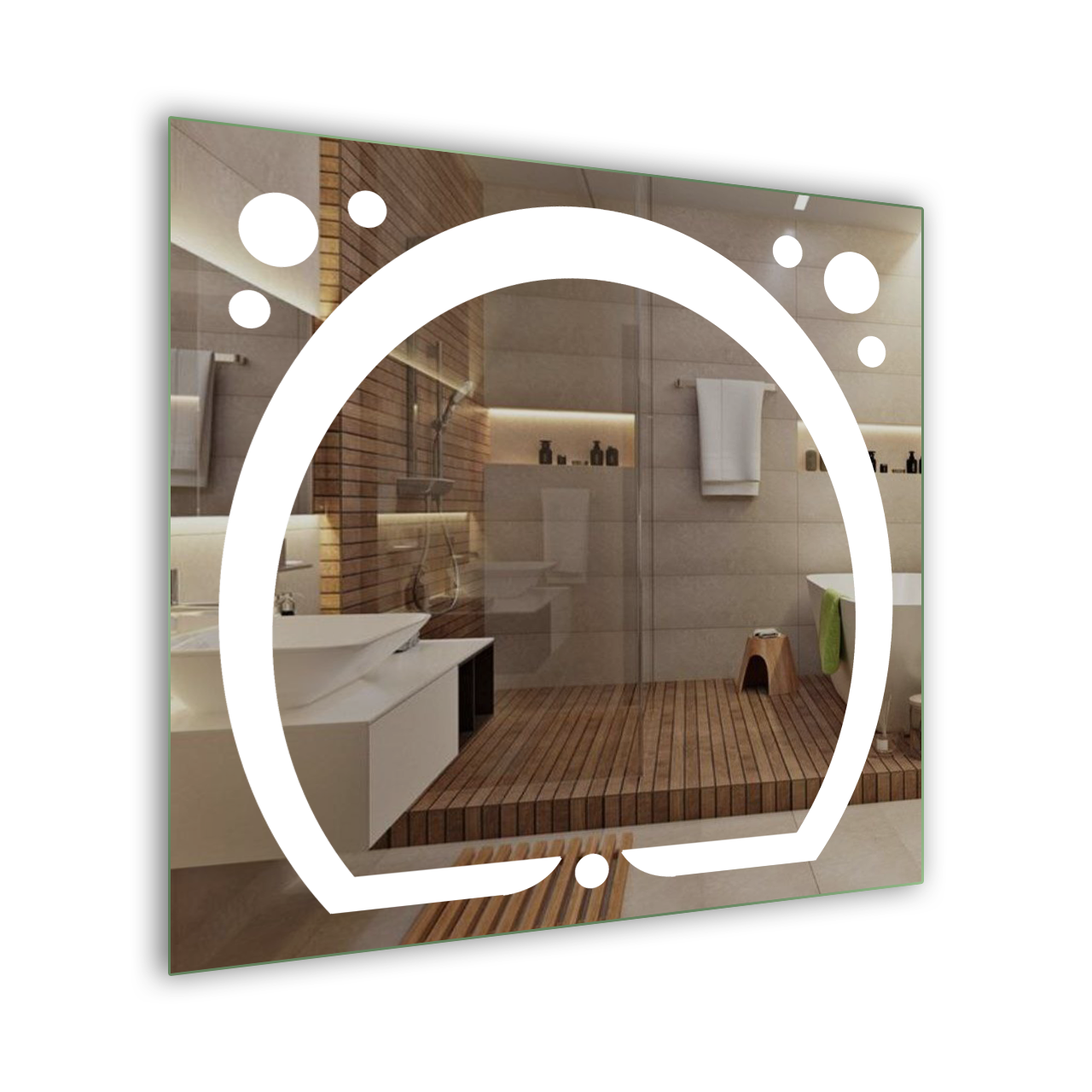 Дзеркало LED (80*80*2,5см) PR-D38