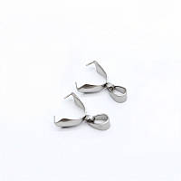 Бейли Finding Затискач підвісний тримач для підвіски кулона Нержавіюча сталь 17 мм x 4мм