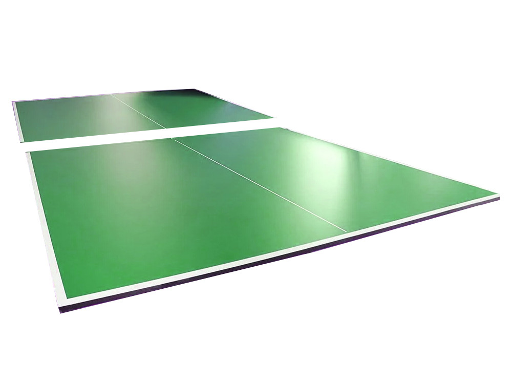 Покриття для гри в настільний теніс із ДСП 274х152 см 2 плити зелене покриття
