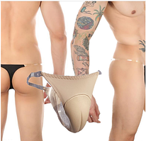 Стринги вагіна труси. Накладна вагіна. Штучна вагіна