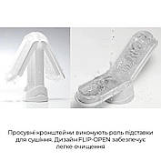Мастурбатор Tenga Flip Zero White, змінна інтенсивність стимуляції, розкладний, фото 2