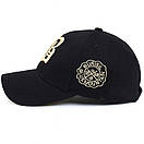 Бейсболка від бренду Narason чорного кольору з лого B-Style, фото 2
