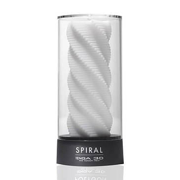 Мастурбатор Tenga 3D Spiral, дуже ніжний, з антибактеріального еластомеру з сріблом, фото 2