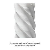 Мастурбатор Tenga 3D Spiral, дуже ніжний, з антибактеріального еластомеру з сріблом, фото 3