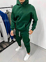 Спортивный костюм мужской демисезонный весенний осенний худи + штаны зеленый люкс качество