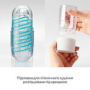 Мастурбатор Tenga Spinner 04 Pixel з пружною стимулюючої спіраллю всередині, фото 2