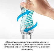 Мастурбатор Tenga Spinner 04 Pixel з пружною стимулюючої спіраллю всередині, фото 3